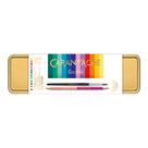 Lápis de Cor Aquarelável Caran D'Ache Rainbow Bicolor 12 Unidades (24 Cores) + Pincel