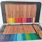 Lápis de cor aquarelável com 100 cores + 1 pincel Lápis de cor aquarelável com 100 cores + 1 pincel