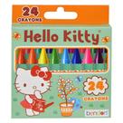 Lápis de cor Bendon Hello Kitty, caixa padrão de 24 unidades, multicolorida