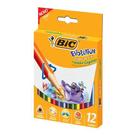 Lápis de Cor Bic Jumbo 12 Cores