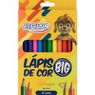 Lápis de Cor Big Triangular 12 Cores - Brw Lápis de Cor Big Triangular 12 Cores - Brw