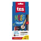 Lápis de Cor c/ 16 Cores Mega Soft Color - Tris
