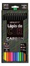 Lápis De Cor Carbon 12 Cores Neon + Pastel Leo & Leo