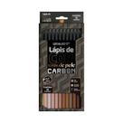 Lápis De Cor Carbon 12 Cores Tons De Pele 4676 LAPIS DE COR 12 CORES TONS DE PELE 4676