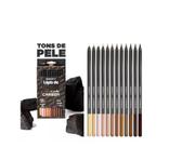 Lápis de cor carbon leo & leo com 12 corses