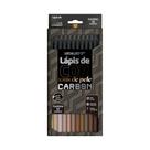 Lápis de Cor Carbon Line 12 Cores Tons de Pele Redondo Leo&Leo