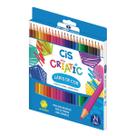 Lápis de Cor CiS Criatic 24 Cores Sextavado Lápis de Cor CiS Criatic 24 Cores Sextavado
