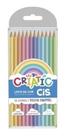 Lápis De Cor Cis Criatic Tons Pastel 12cores Sextavado 3.3mm