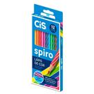 Lápis de Cor CIS Spiro - 12 Cores