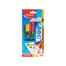 Lápis de cor Color'Peps Aquarelável 12 cores 836011 - Maped