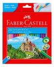 Lápis De Cor Com 24 Cores Faber Castell Ecolápis