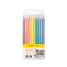 Lápis De Cor Compactor Art Color Tons Pastel 12 Cores Lápis De Cor Compactor Art Color Tons Pastel 12 Cores