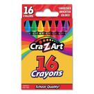 Lápis de cor Crayons Cra-Z-Art 16 cores variadas, 16/conjunto (10200WM40)