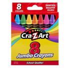 Lápis de cor Crayons Cra-Z-Art Jumbo, 8 cores variadas, pacote com 8