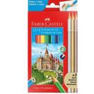 Lapis De Cor Ecolapis 12 Cores + Cores 3 Metalicas Fabber Castel