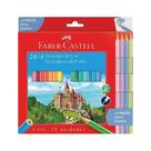 Lápis de Cor Ecolápis 24 Cores + 4 Pastel Faber Castell 120124+4P