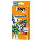 Lápis De Cor Escolar Kids Com 12 Cores Evolution Premium Infantil Bic Lápis De Cor Escolar Kids Com 12 Cores Evolution Premium Infantil Bic