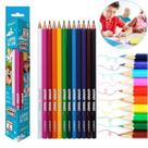 Lápis de Cor Escolar Looney Tunes 12 Cores Triangular