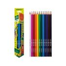 Lápis de Cor Escolar Personagem Rei Leão 12 Cores Triangular Lápis de Cor Escolar Personagem Rei Leão 12 Cores Triangular