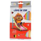 Lápis de Cor Escolar Triangular Com 12 Cores BRW Lápis de Cor Escolar Triangular Com 12 Cores BRW