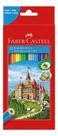 Lápis De Cor Faber Castell 12 Cores Ponta Ecomax Sextavado