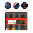Lapis de Cor Faber Castell 24 Cores Supersoft Kit Artes e Desenho Profissional