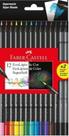 Lápis de Cor, Faber-Castell, EcoLápis Supersoft, 120712SOFT2, 12 Cores 2 Grafite
