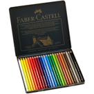 Lápis de Cor Faber-Castell Polychromos - Conjunto com 24 Peças