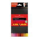 Lápis De Cor Faber-Castell SuperSoft Cores Quentes Com 15 Cores
