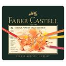 Lapis de Cor Faber Castell Tecnico Polychromos c/ 24 Cores