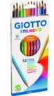 Lapis de Cor Giotto Stilnovo Estojo 12 Cores