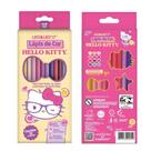 Lápis de Cor Hello Kitty 12 Cores Triangular Infantil Menina Leo&Leo