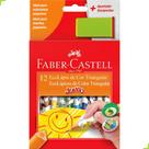 Lápis De Cor Jumbo 12 Cores Faber-castell Mais Um Apontador