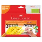 Lapis De Cor Jumbo Ecolapis 24 Cores Decorado