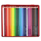 Lapis De Cor Lata Ecolapis De Cor Grip 24 Cores Faber Castell - FABER-CASTELL