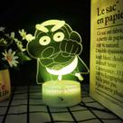 Lápis de cor LED 3D com luz noturna Shins Chans Kids Lápis de cor LED 3D com luz noturna Shins Chans Kids