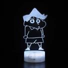 Lápis de cor LED 3D com luz noturna Shins Chans Kids Lápis de cor LED 3D com luz noturna Shins Chans Kids