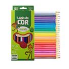 Lápis de cor Leo & Leo sextavado com 24 cores