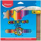 Lápis de cor Maped Color Peps Star com 24 cores + 3 lápis HB Lápis de cor Maped Color Peps Star com 24 cores + 3 lápis HB