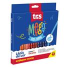 Lápis de Cor Mega Soft Color c/ 48 Cores - Tris UNICA Lápis de Cor Mega Soft Color c/ 48 Cores - Tris UNICA