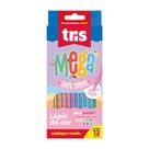 Lápis De Cor Mega Soft Color Tons Pastel 12 Cores Tris Lápis De Cor Mega Soft Color Tons Pastel 12 Cores Tris