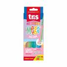 Lapis de cor megasoft pastel duplo 20 cores - Tris
