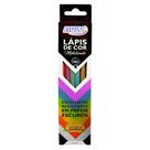 Lápis de Cor Metalizado 6 Cores - BRW Lápis de Cor Metalizado 6 Cores - BRW