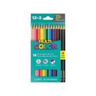 Lapis De Cor Multicolor 12 Cores + 2 Eco Lápis Grafite Faber Castell Lapis De Cor Multicolor 12 Cores + 2 Eco Lápis Grafite Faber Castell