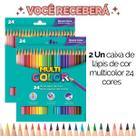 Lápis De Cor Multicolor Colorido Pastel Tons De Pele - Escolha Seu Kit