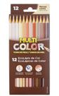 Lápis de Cor Multicolor Tons de Pele 12 Cores