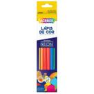 Lapis de Cor Neon c/ 6 Cores Alto Pigmento Acrilex