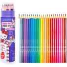 Lapis De Cor No Pote 24 Cores Sextavado Hello Kitty Leo&amp