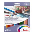 Lápis de Cor Pentel Aquarela Caixa com 24 Unidades