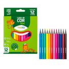 Lapis de cor pequeno/mini leo leo c/12 cores